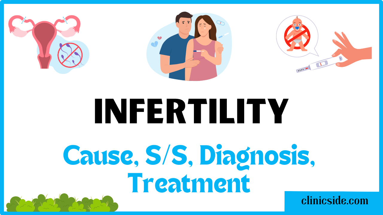 Infertility Causes, Risk Factors, Diagnosis, & Treatments by clinic side