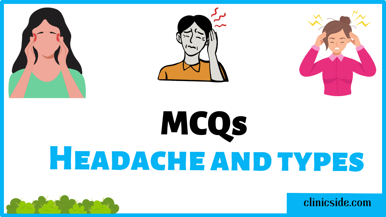 MCQs on Headache And Its Types