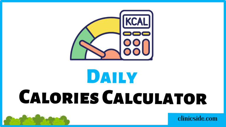 Calorie Calculator By Clinic Side