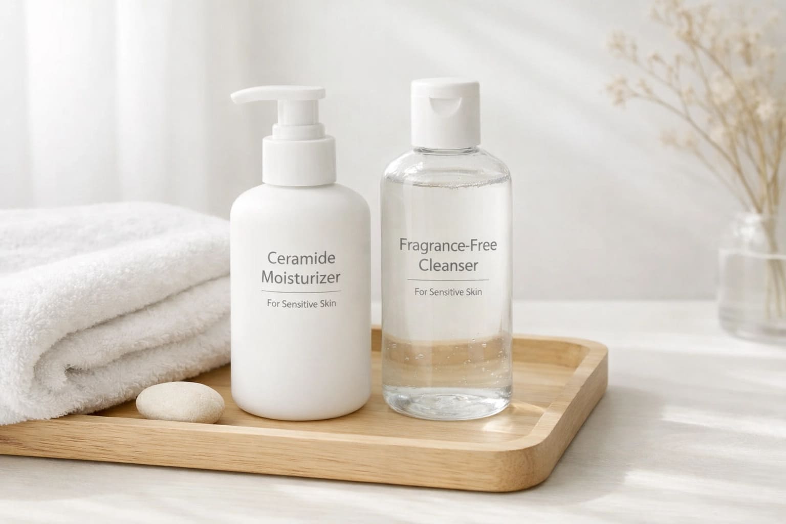 Dermatologist recommended products for sensitive and dry skin care